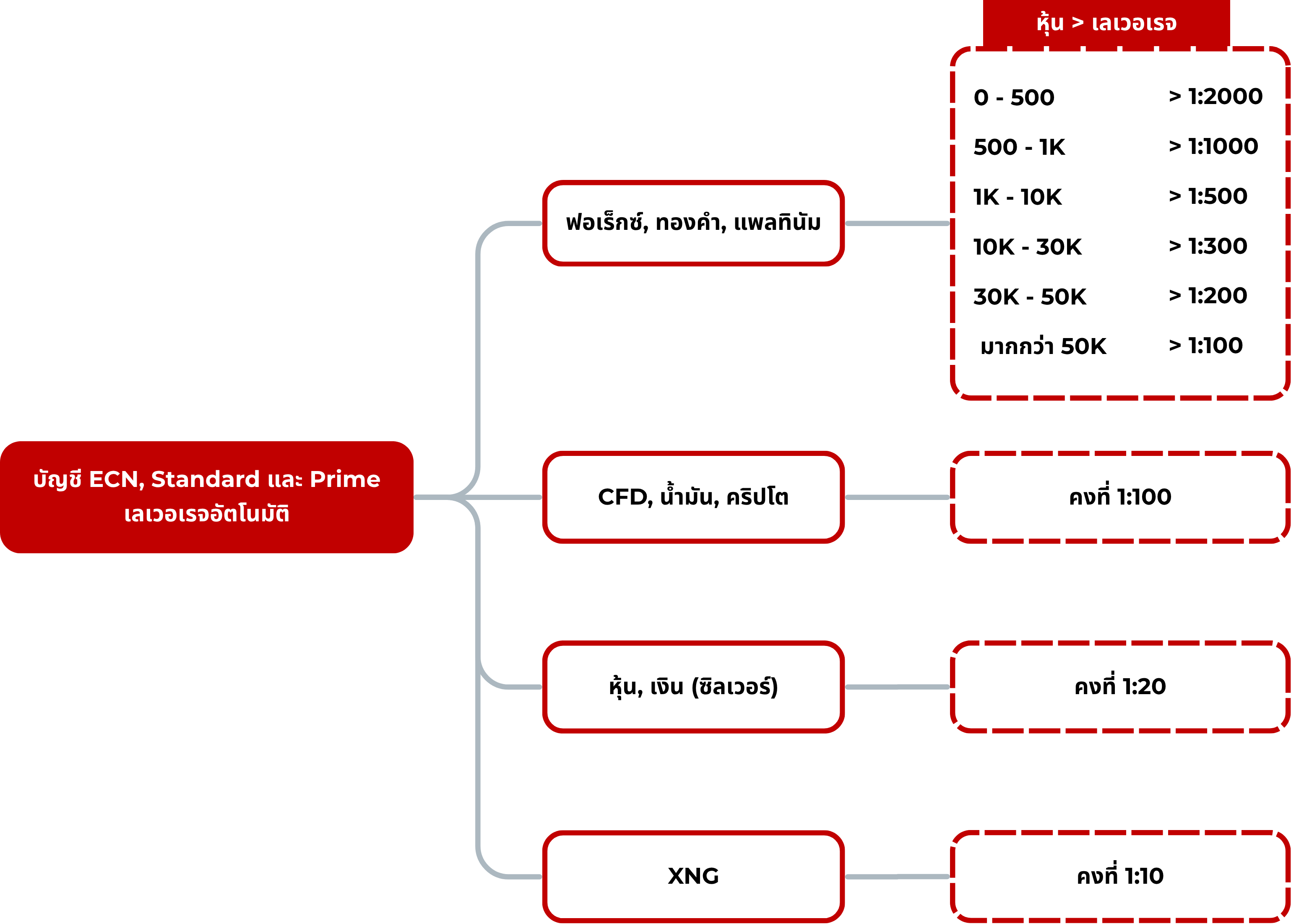 ตารางนโยบายการปรับเลเวอเรจอัตโนมัติ